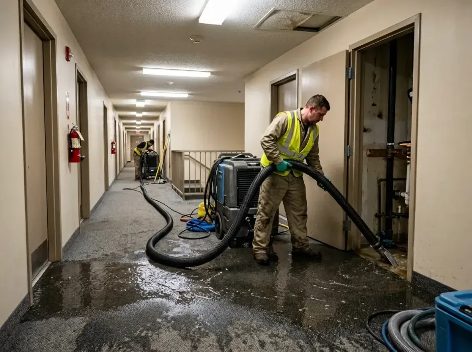 multi-unit-apartment-hallway-f-005 — frequently asked questions, Emergency Burst Pipe Water Extraction & Removal in White Ho…